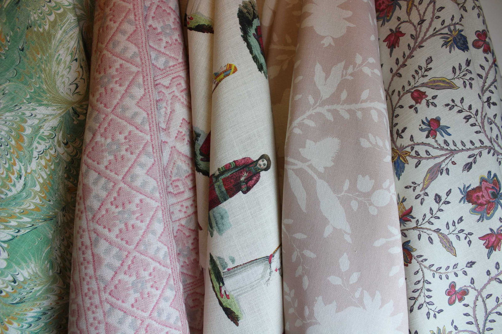 Beautiful designer linen curtain fabrics by Milola Design