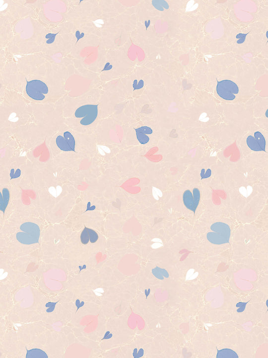 Amore Marbled Wallpaper - Chalk Pink