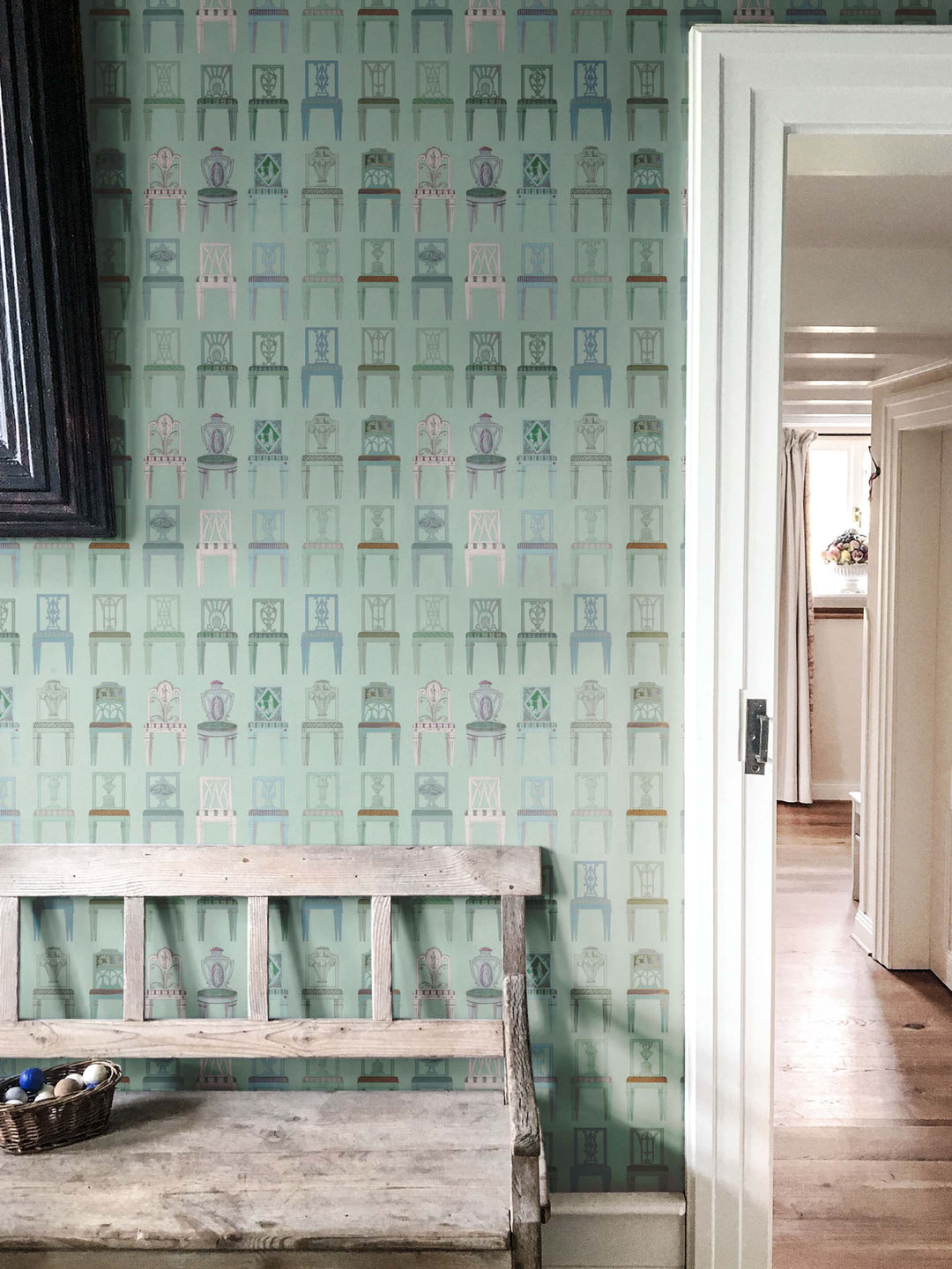 Have a Seat - Chair Wallpaper - Light Green