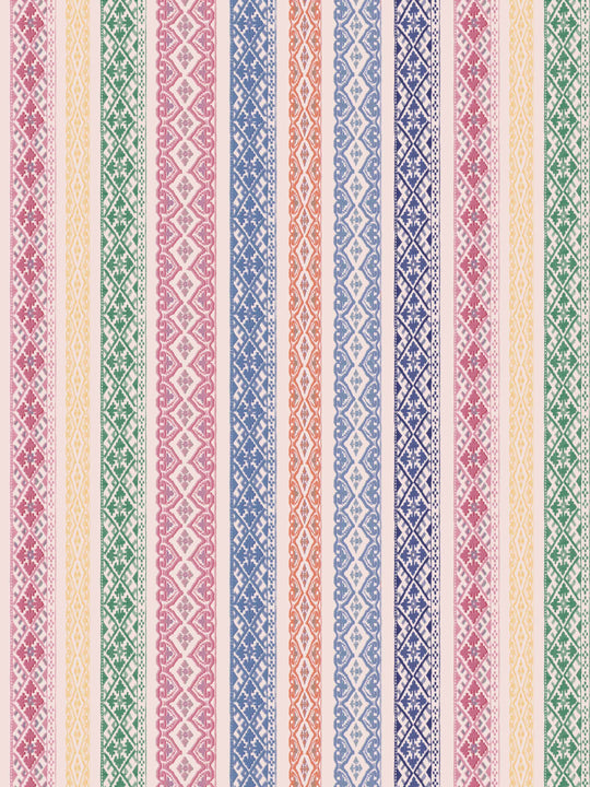 Takla Stripe Wallpaper Multi Coloured