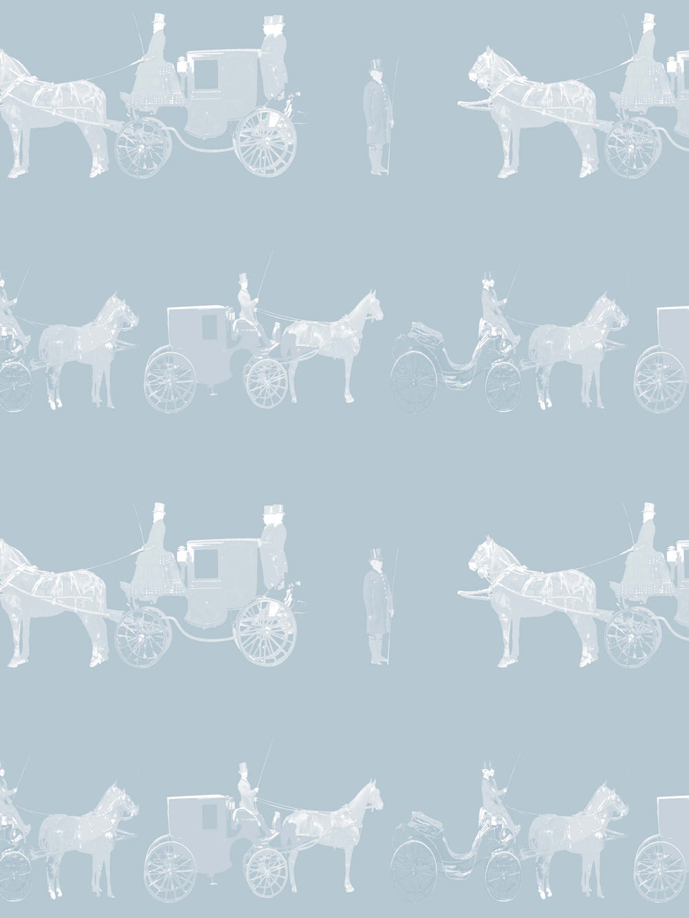 Carriages - Cloud - Wallpaper - Milola Design