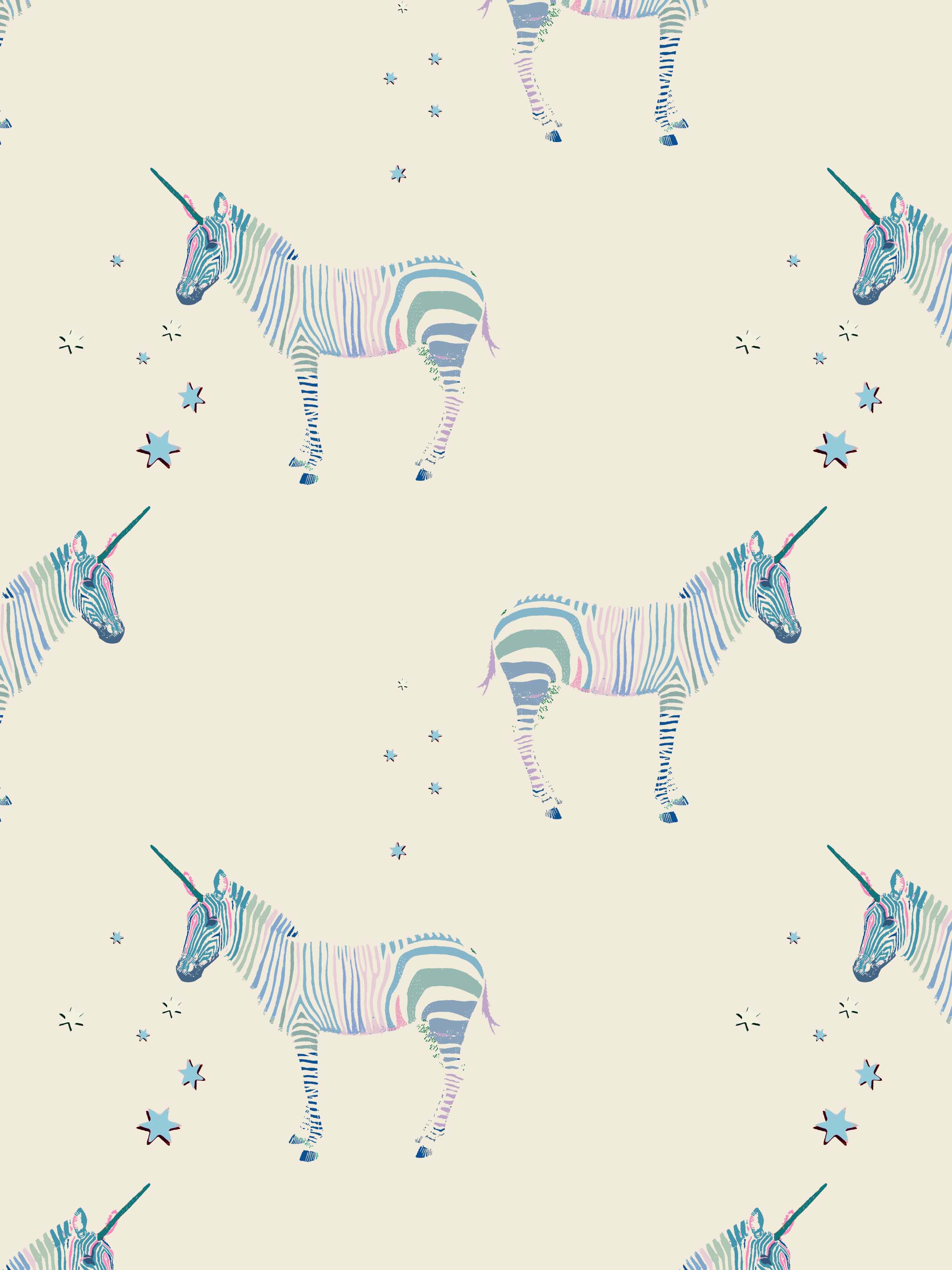 Animal Kingdom Collection Elegant Wallpaper by Milola Design
