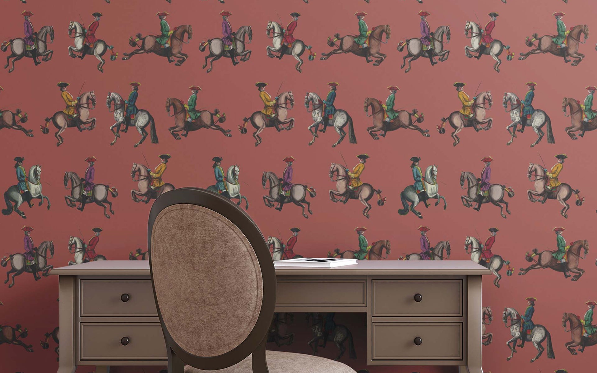 Riding School Collection - Elegant Wallpaper by Milola Design
