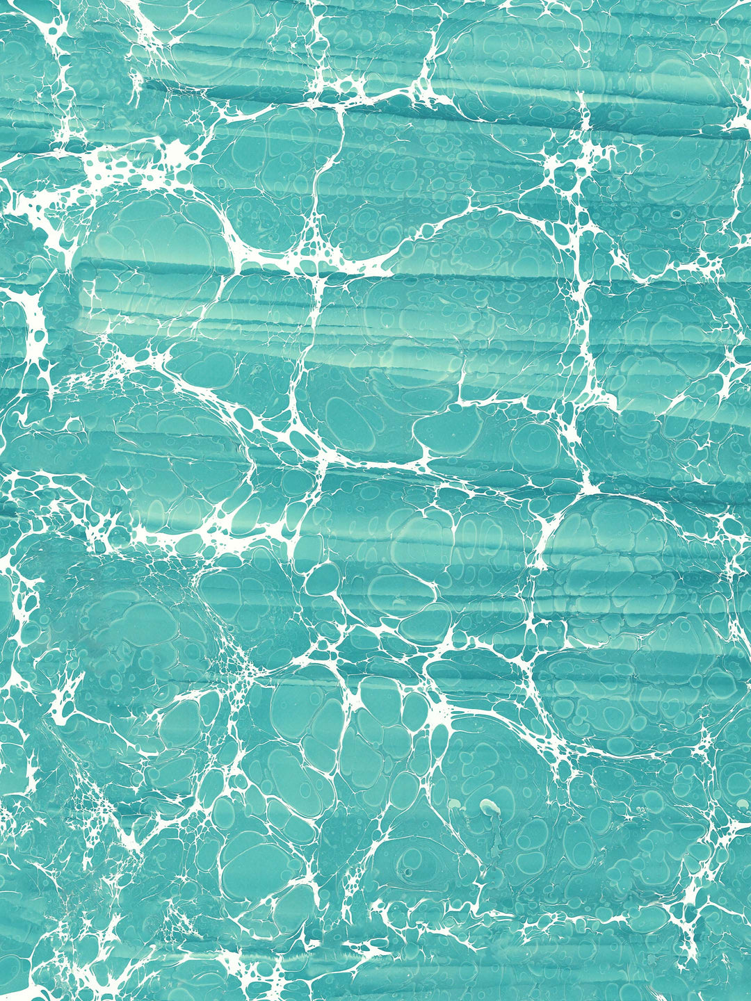 Turquoise marbled wallpaper for home decor