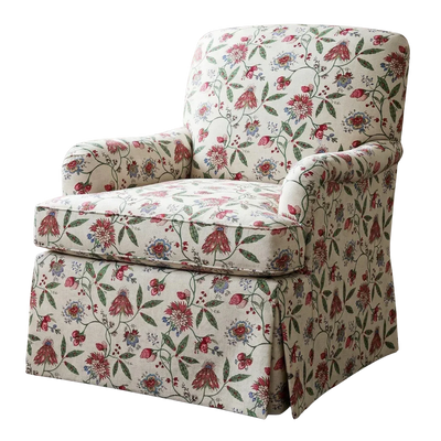 Armchair in Amalita Floral Fabric