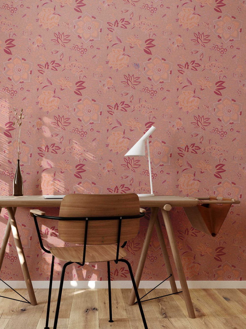 Folie Flora Floral Wallpaper - Canelle