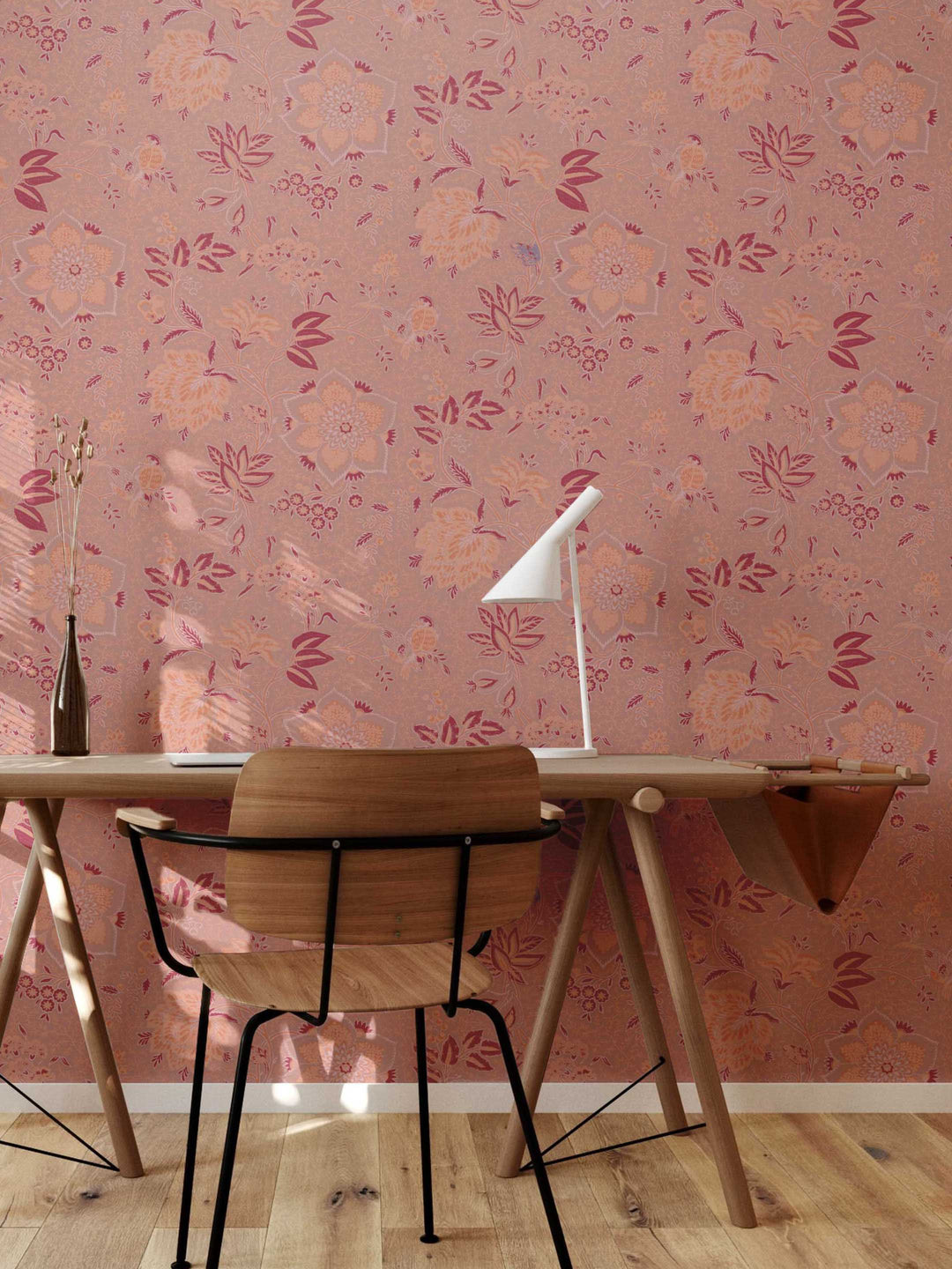 Folie Flora Floral Wallpaper - Canelle