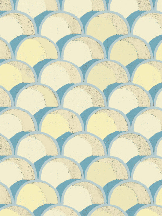 Mermaid Wallpaper - Yellow