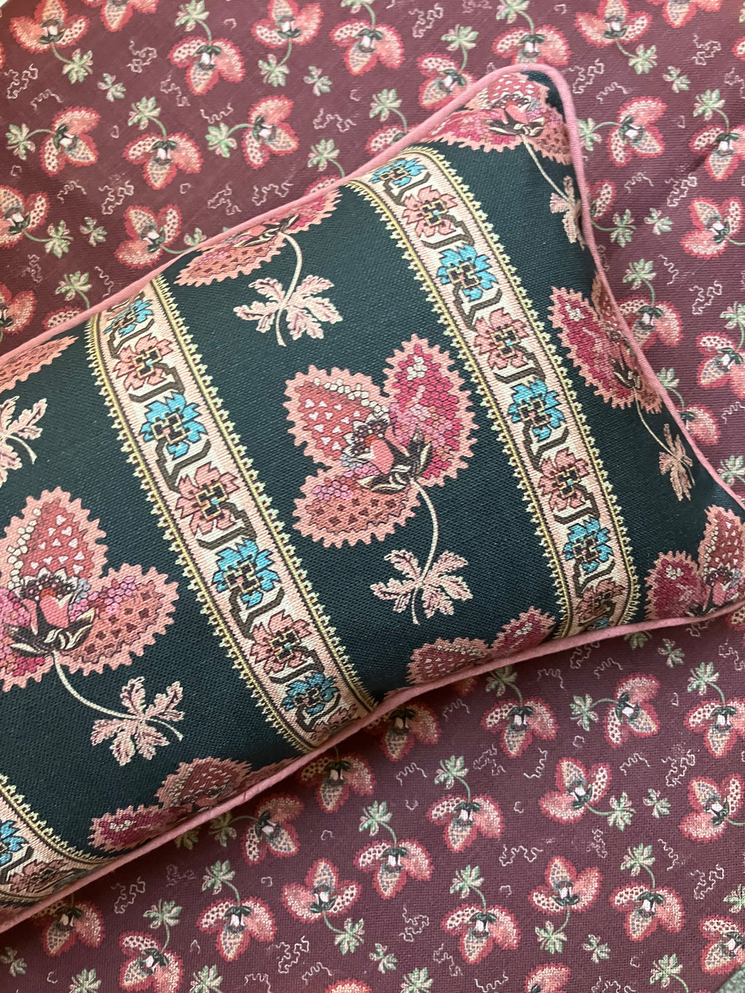 Serafina Stripe Fabric - Onyx Black