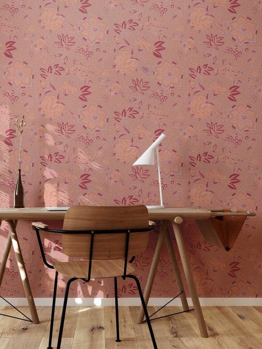 Folie Flora Floral Wallpaper - Canelle