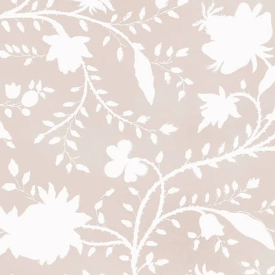 pale pink and white floral wallpaper design