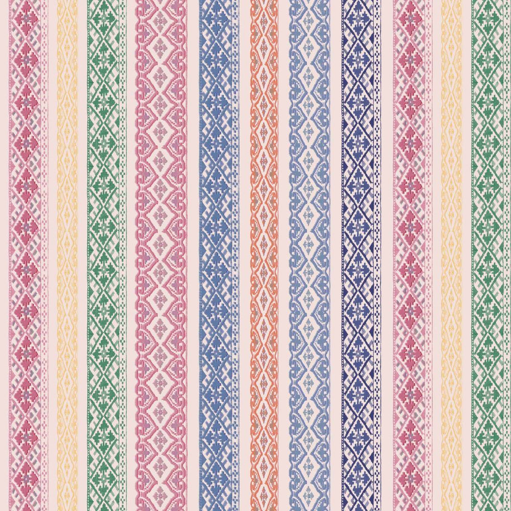 Takla Stripe Wallpaper Multi Coloured