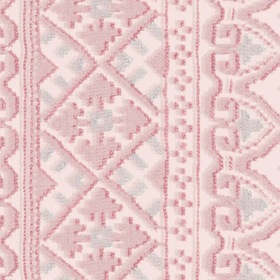 Pink textured patterned stripe wallpaper in pink