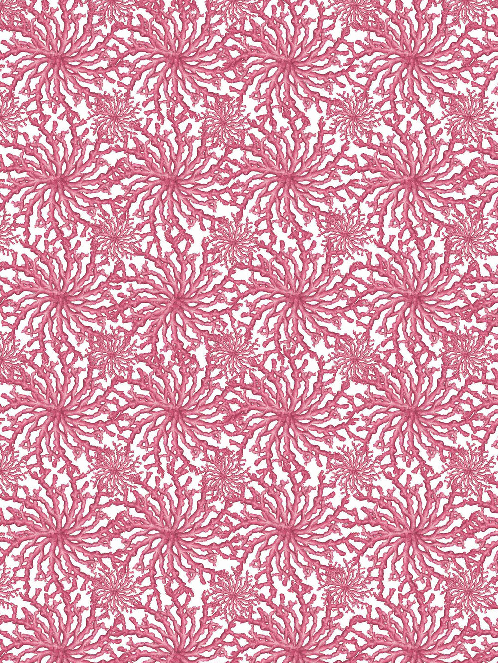 Coral Haze - Fuchsia - Wallpaper - Milola Design