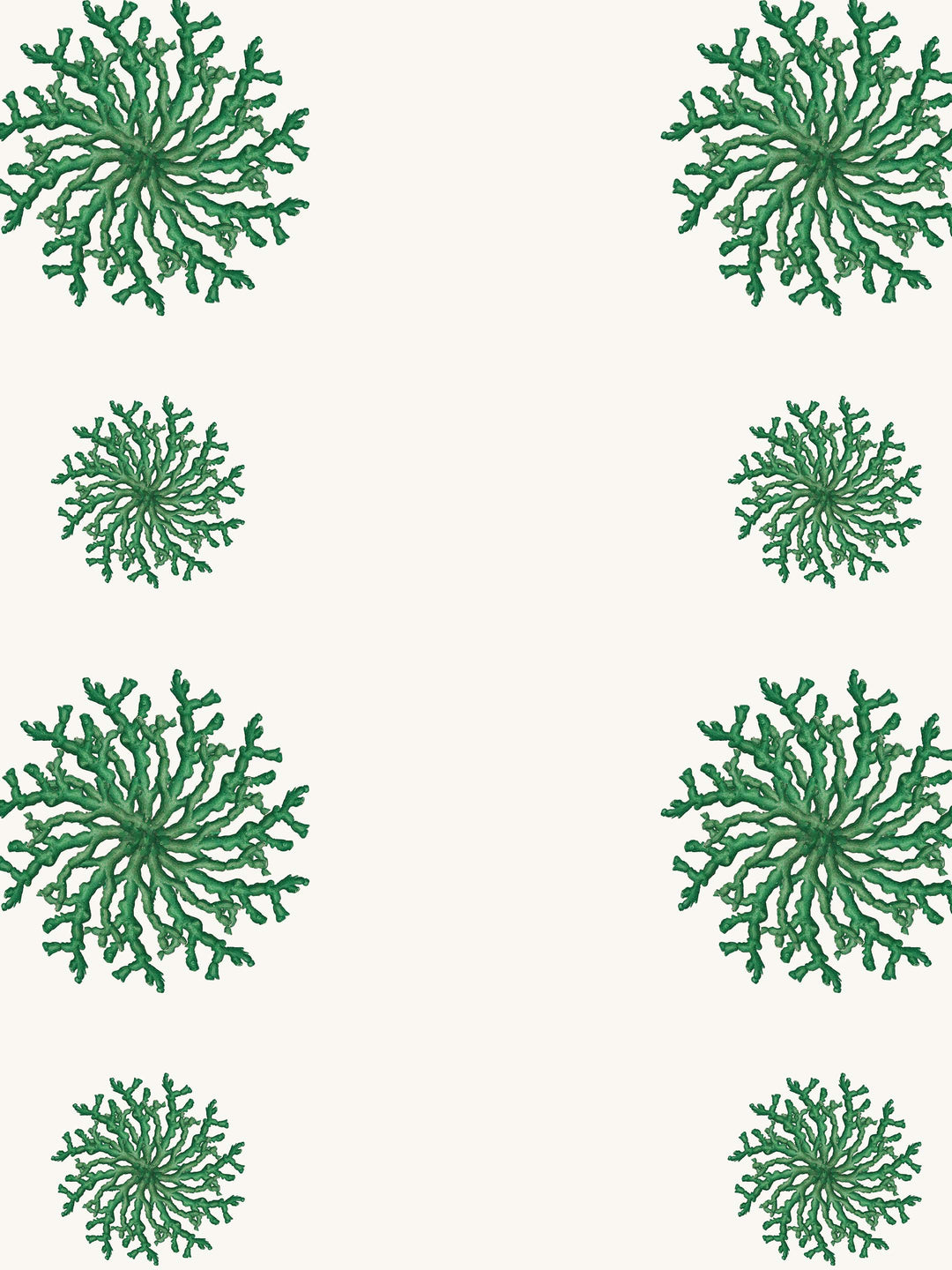 Coral String Wallpaper Green