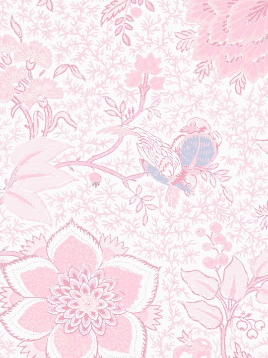 Folie Flora Floral Wallpaper - Pink