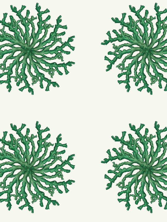 Great Balls of Coral Wallpaper - Green