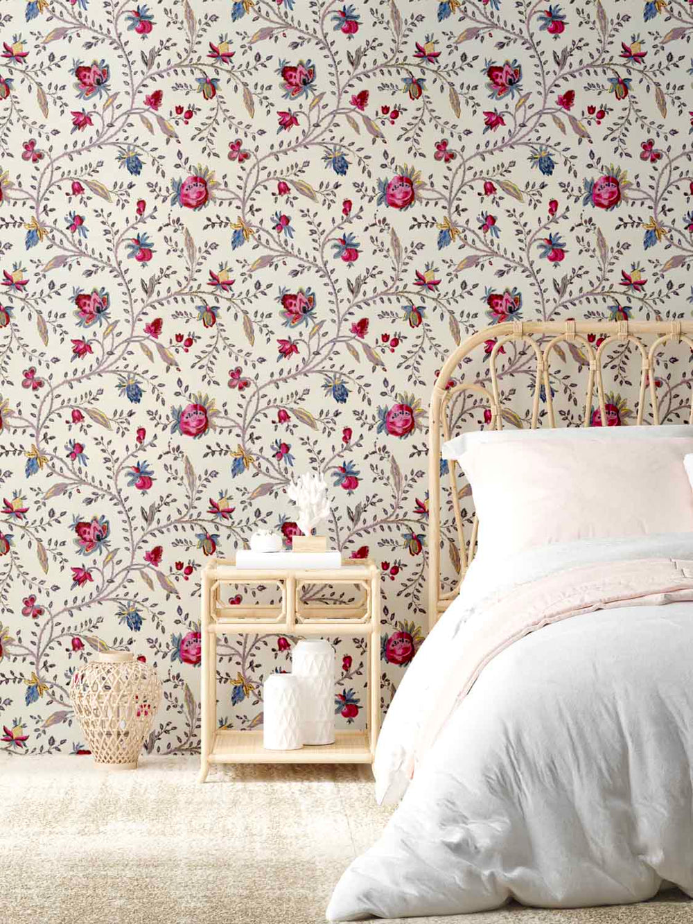 Indienne Floral Wallpaper - Grande